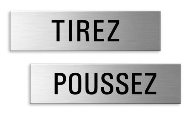 Plaque de porte -Toilette