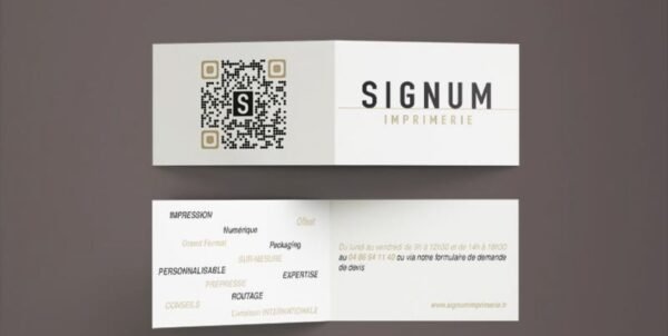 cartes de visite triplex
