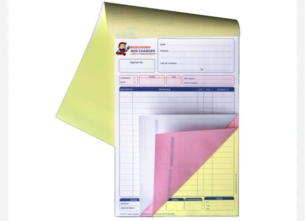 Bon de Livraison Autocopiant A4 – 3 Feuillets – Image 2