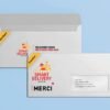 Enveloppes format DL avec fenêtre,