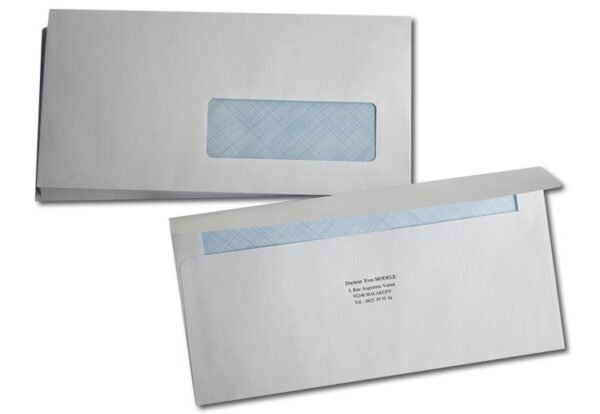 Enveloppes format DL avec fenêtre, – Image 3